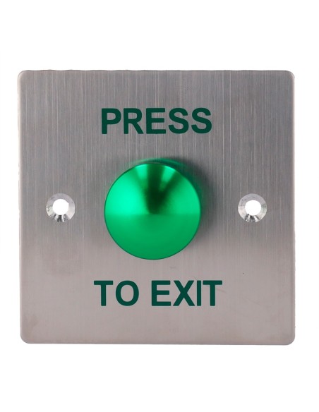 PULSADOR DE LIBERACIÓN DE PUERTA - TIPO SEMIESFERA - TESTADO 500.000 USOS - NO/COM | EMPOTRADO O SUPERFICIE - MEDIDAS 86 (AL) X
