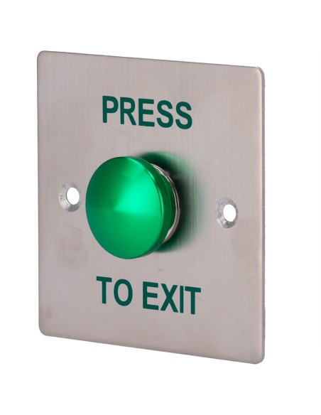 PULSADOR DE LIBERACIÓN DE PUERTA - TIPO SEMIESFERA - TESTADO 500.000 USOS - NO/COM | EMPOTRADO O SUPERFICIE - MEDIDAS 86 (AL) X