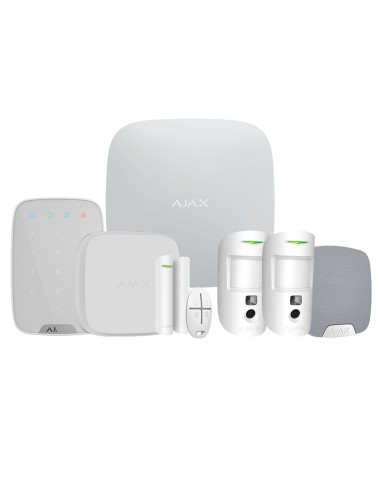 KIT DE ALARMA PROFESIONAL - CERTIFICADO GRADO 2 - COMUNICACION ETHERNET / DUAL SIM 4G - INALAMBRICO 868 MHZ JEWELLER Y WINGS - A