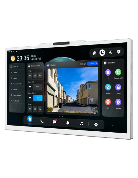 MONITOR ANDROID 14.0 PARA VIDEOPORTERO - PANTALLA IPS DE 15.6&QUOT; - AUDIO BIDIRECCIONAL CRYSTAL CLEAR | EASY UI - TCP/IP, POE+