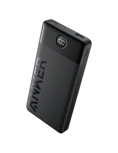 ANKER POWER BANK - CAPACITY 10000MAH  - USB-A INPUT - USB-C, MICRO USB-C AND USB-A OUTPUTS - LCD SCREEN - BLACK COLOUR