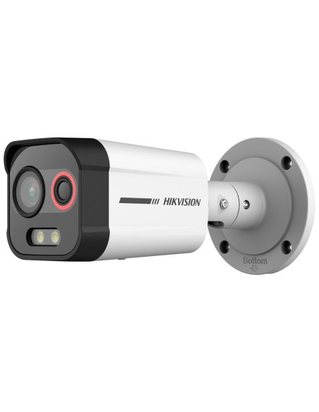 CÁMARA TÉRMICA DUAL IP HIKVISION GAMA PRO - SENSOR TÉRMICO 96X72 VOX | LENTE 1.35 MM - SENSOR ÓPTICO 1/1.8 4 MPX | LENTE 4 MM -