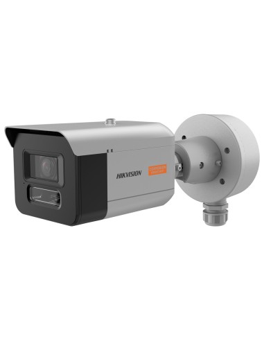 HIKVISION CÁMARA BULLET IP GAMA SOLUTIONS - RESOLUCIÓN 8 MPX (3840X2160) - LENTE FIJA 2.8 MM - LUZ HÍBRIDA 50 M | COLORVU - POE+