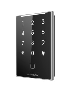 LECTOR DE ACCESO - ACCESO POR TARJETA MF DESFIRE Y PIN - INDICADOR LED Y ACÚSTICO - WIEGAND 26/34 | RS485 - COMPATIBLE CON CONTR