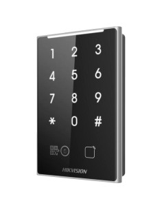 LECTOR DE ACCESO - ACCESO POR TARJETA MF DESFIRE, QR Y PIN - INDICADOR LED Y ACÚSTICO - WIEGAND 26/34 | RS485 - COMPATIBLE CON C