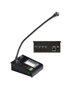 CONDENSER MICROPHONE - DESK MICROPHONE - CARDIOID PATTERN - SELECTION OF 5 ZONES - COMPATIBLE WITH MATRIX DSPPA-MAG505