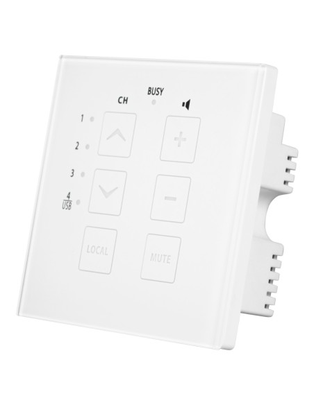 PANEL DE CONTROL - INSTALACIÓN EN PARED - COMPATIBLE CON DSPPA-MAG505 - AJUSTE DE VOLUMEN, SELECCIÓN DE MÚSICA - SILENCIAR Y ENV