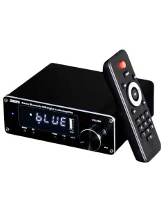 AMPLIFIER PLAYER - 2 X 60W - BLUETOOTH CONNECTION - USB PLAYBACK - EQUALIZATION PRESETS - REMOTE CONTROL