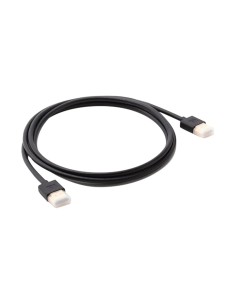 CABLE HDMI - CONECTORES HDMI TIPO A MACHO - ALTA VELOCIDAD - 0.2 M - COLOR NEGRO - CONECTORES ANTICORROSIÓN