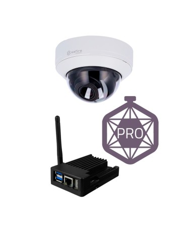 KIT PARA CONTROL DE AFORO PRO - CÁMARA SAFIRE SMART SF-IPD540ZA-6I1 - PC CON SOFTWARE SF-SW-COUNT-MULTIROOM(INSTALADO) - VISTA D