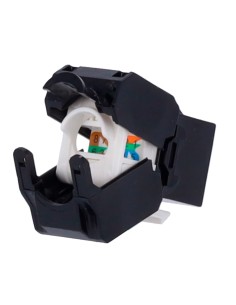 CONECTOR PARA CABLES UTP - CONECTOR SALIDA RJ45 - COMPATIBLE UTP CATEGORÍA 6A - FÁCIL INSTALACIÓN SIN NECESIDAD DE HERRAMIENTAS