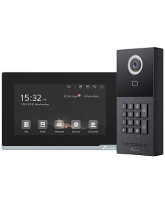 KIT DE VIDEOPORTERO NIVIAN 2 HILOS CON TECLADO - PLACA DE CALLE 2 HILOS + MONITOR WIFI - PLACA EXTERIOR IP65 / CÁMARA 1080P - LE