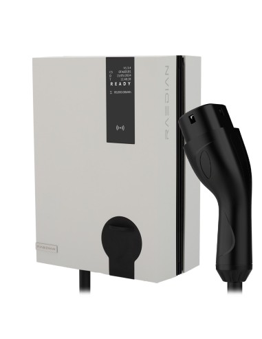 CHARGER FOR ELECTRIC VEHICLES - POWER 22KW / 32A / THREE-PHASE - CONNECTOR TYPE 2 - PROTECTION IP55, IK10 - MONITORING FROM THE