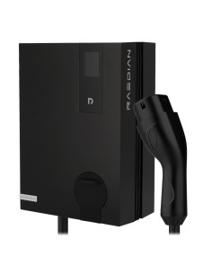 CHARGER FOR ELECTRIC VEHICLES - POWER 7,4 KW / 32A / SINGLE PHASE - CONNECTOR TYPE 2  - PROTECTION IP55, IK10 - MONITORING FROM