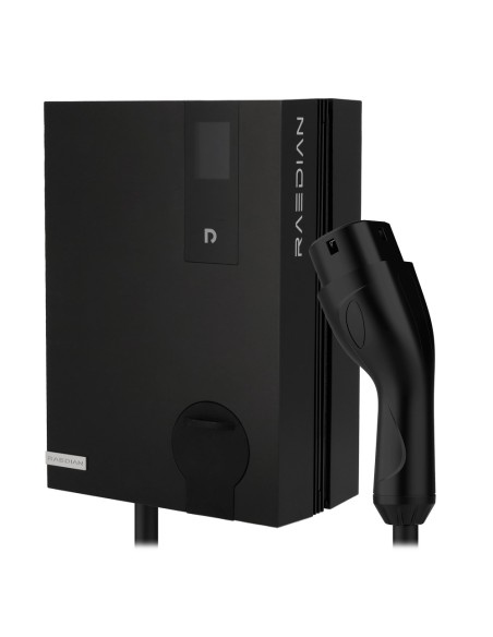 CARREGADOR PARA VEÍCULOS ELÉTRICOS - POTÊNCIA 7,4 KW / 32A / MONOFÁSICO - CONETOR TIPO 2  - PROTECÇÃO IP55, IK10 - MONITORIZAÇÃO