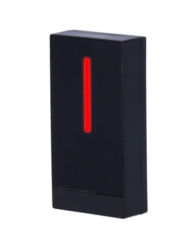 LECTOR DE ACCESO PARA MARCOS - ACCESO POR TARJETA MF - INDICADOR LED Y ACÚSTICO - WIEGAND 26/34 - COMPATIBLE CON EQUIPOS DE TERC