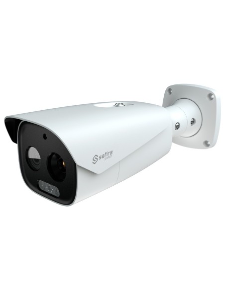 CÁMARA TÉRMICA DUAL BULLET IP SAFIRE SMART - SENSOR TÉRMICO 12 ?M 640X512 VOX | LENTE 25 MM - SENSOR ÓPTICO 1/2.7 5 MPX | LENTE