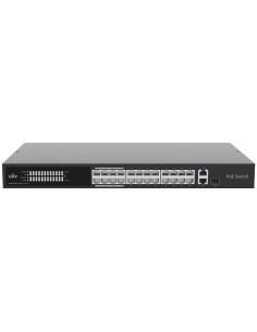 UNIVIEW SWITCH POE CLOUD POE MANAGEABLE LAYER 2 - 24 POE802.3AF/AT + 1 UPLINK RJ45 +1 UPLINK COMBO - 24 RJ45 FE + 2 RJ45 GE + 1