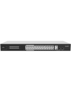 SWITCH MANAGEABLE CLOUD POE UNIVIEW - 24 RJ45 GE + 2 UPLINK RJ45 GE +2 SFP - VLAN/PORT ISOLATION/LOOP DETECTION - PORT SPEED LI