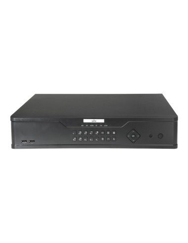 GRABADOR NVR PARA CAMARAS IP - GAMA PRIME - 64 CH VIDEO / COMPRESION ULTRA 265 - RESOLUCION MAXIMA 12MPX - ANCHO DE BANDA 384 MB