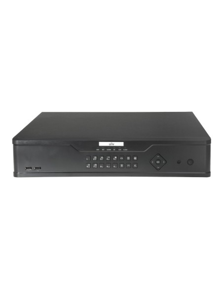 GRABADOR NVR PARA CAMARAS IP - GAMA PRIME - 64 CH VIDEO / COMPRESION ULTRA 265 - RESOLUCION MAXIMA 12MPX - ANCHO DE BANDA 384 MB