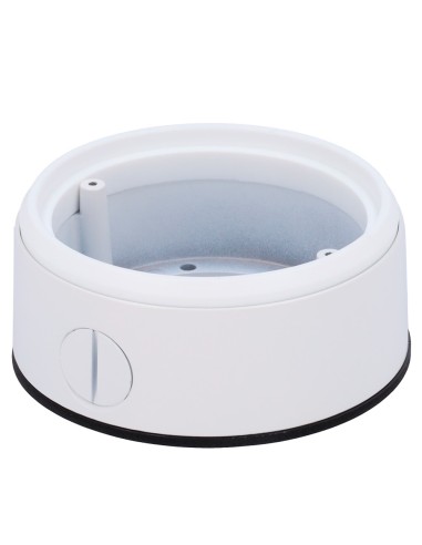 SURFACE MOUNT BRACKET - FOR COMPACT DOME CAMERAS - SUITABLE FOR OUTDOOR USE - WALL OR CEILING INSTALLATION - WHITE COLOR (RAL90