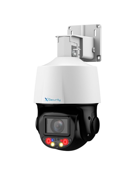 CÁMARA IP PTZ X-SECURITY 4 MPX GAMA PRO - LENTE VARIFOCAL 4~40 MM (ZOOM ÓPTICO 10X) - DUAL LIGHT  | ALCANCE IR 70 M | LUZ BLANCA