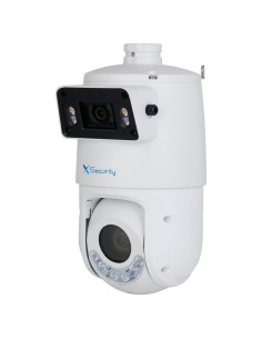 X-SECURITY IP TÁNDEM GAMA ULTRA - DOBLE LENTE (PANORÁMICA 2MPX + PTZ 4MPX) - LENTE PTZ 5~125 MM | 25X | POE+ - LENTE PANORÁMICA