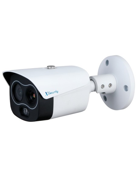 CÁMARA TÉRMICA BULLET DUAL IP X-SECURITY - 256X192 VOX | LENTE 3.5 MM | SENSIBILIDAD = 40MK - SENSOR ÓPTICO 1/2.7 4 MPX | LENTE