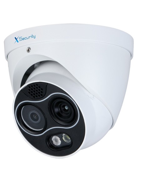 CÁMARA TÉRMICA DUAL IP X-SECURITY - 256X192 VOX | LENTE 7 MM - SENSOR ÓPTICO 1/2.7 4 MPX | LENTE 8 MM - SENSIBILIDAD TÉRMICA =
