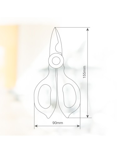 TIJERAS PROF.ELECTRICISTA DISEÑO ERGONOMICO-BLIST.