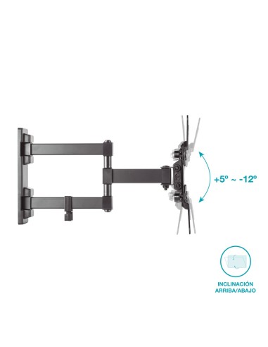 SOPORTE DE TELEVISION O MONITOR CON BRAZO 13" - 42" DOBLE