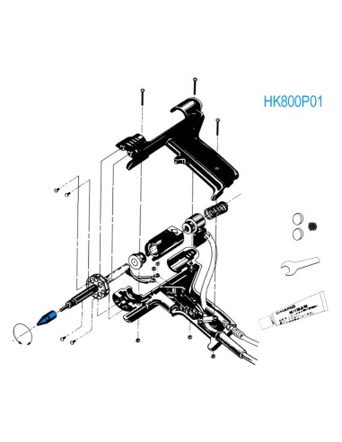 ESTACIONES REPAIR HAKKO HK700/HK800 HK800P02