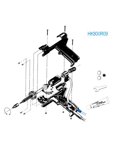 ESTACIONES REPAIR HAKKO HK700/HK800 HK800R09