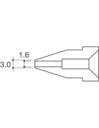 A1007 HK802P06 PUNTA 1,6 MM HK802/HK809