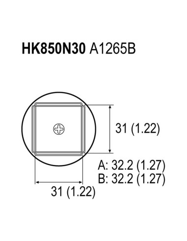 A1265B HK850N30 BOQUI QFP 32X32 MM HK850