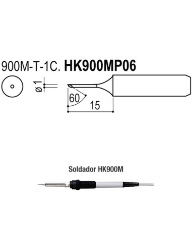 PUNTAS TIPO M/ESD. SOLDADORES HK900M/907