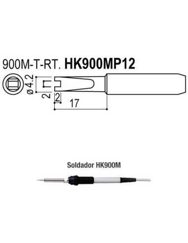 PUNTAS TIPO M/ESD. SOLDADORES HK900M/907