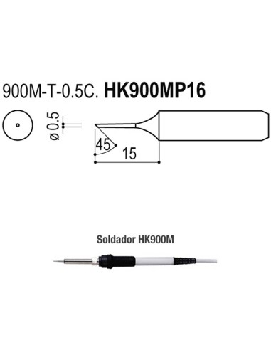 PUNTAS TIPO M/ESD. SOLDADORES HK900M/907