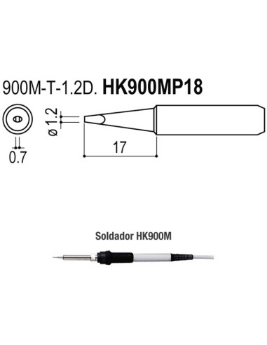 PUNTAS TIPO M/ESD. SOLDADORES HK900M/907