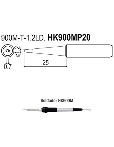 PUNTAS TIPO M/ESD. SOLDADORES HK900M/907