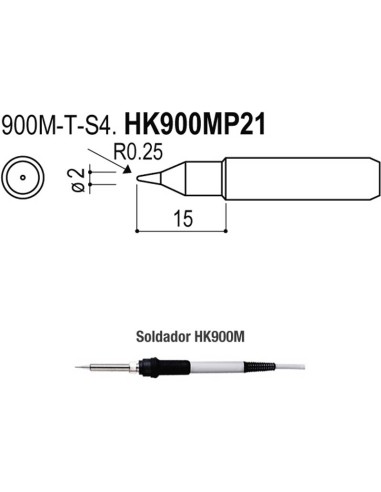 PUNTAS TIPO M/ESD. SOLDADORES HK900M/907