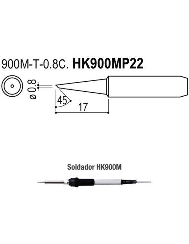 PUNTAS TIPO M/ESD. SOLDADORES HK900M/907