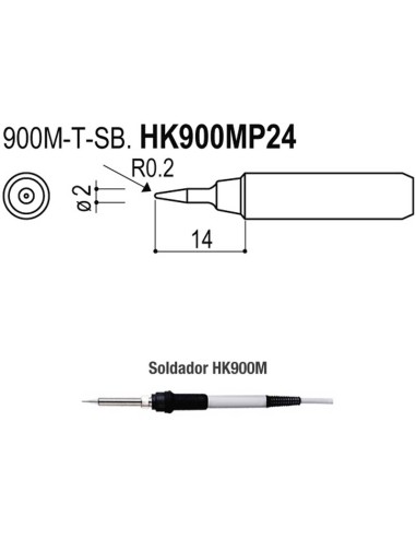 PUNTAS TIPO M/ESD. SOLDADORES HK900M/907