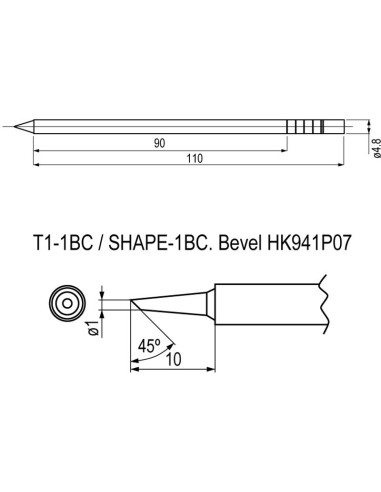 PUNTAS + RESISTENCIAS OPCIONALES PARA SOLDADOR HK911 HK941P07