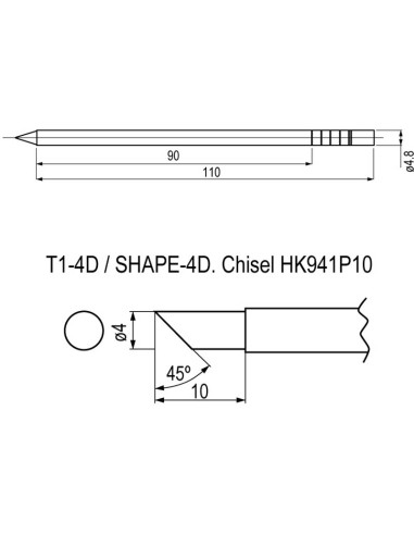 PUNTAS + RESISTENCIAS OPCIONALES PARA SOLDADOR HK911 HK941P10