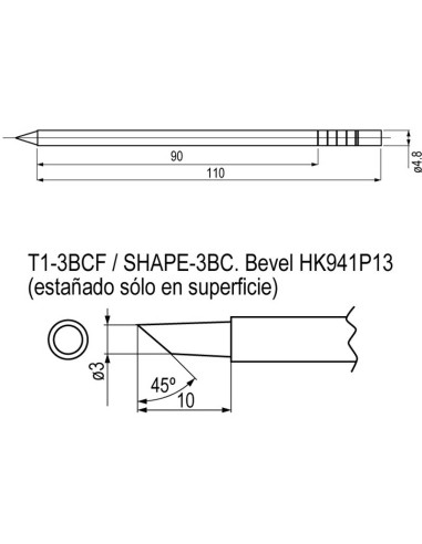 PUNTAS + RESISTENCIAS OPCIONALES PARA SOLDADOR HK911 HK941P13