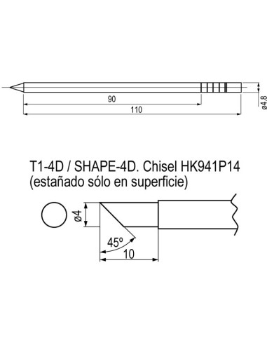 PUNTAS + RESISTENCIAS OPCIONALES PARA SOLDADOR HK911 HK941P14