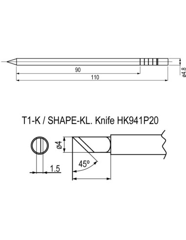 PUNTAS + RESISTENCIAS OPCIONALES PARA SOLDADOR HK911 HK941P20