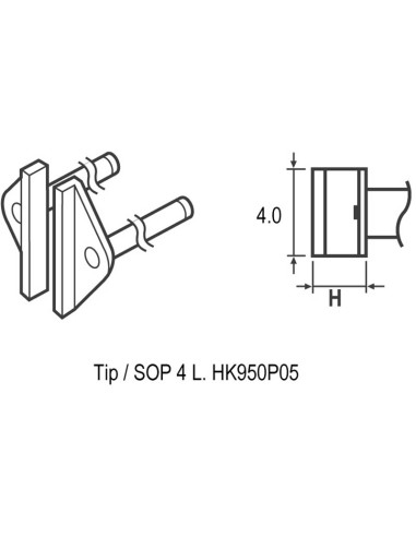 PUNTA TIP / SOP 4L HK950P05